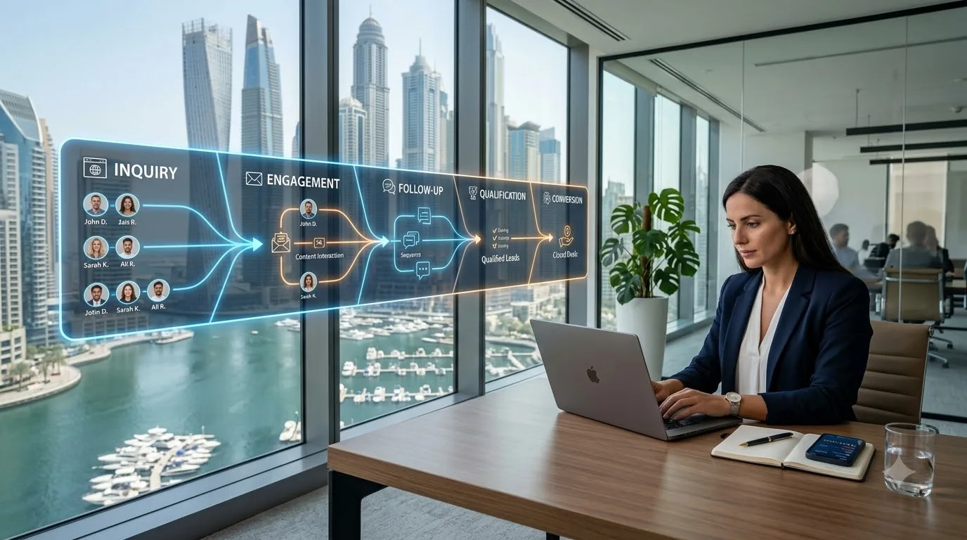Automated Lead Nurturing Strategy in Jumeirah: Turn Cold Enquiries Into Clients