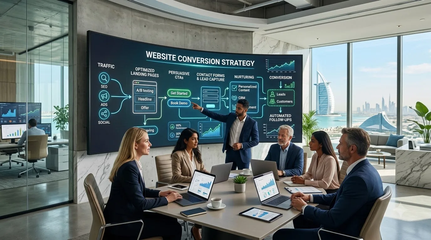 Website Conversion Strategy in Jumeirah: Turn More Visitors Into Customers